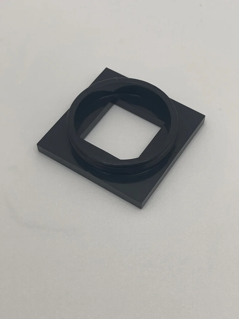 Turntable Base 4 x 4 w/ Open Center in Black
