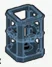 Fusion Coil - 2 x 2 x 2 Open Crate Frame in Gray, Light Camo (Metallic)