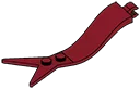 Flag/Banner: forked snake tongue with clip and 2 studs