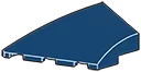 Slope 3 x 4 with right cutout in Blue, Midnight