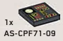 Tile 2 x 2 w/ Printed Control Console and Superintendent in Gray, Dark (Metallic)