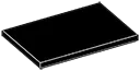 Tile 4 x 6 in Black