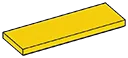 Tile 2 x 6 in Yellow, Lemon