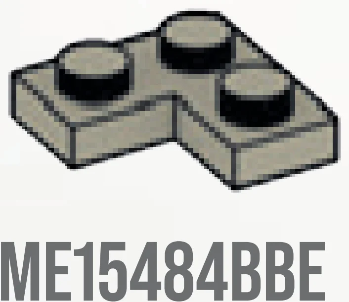 Plate 2 x 2 corner