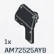 Weapon, Firearm: blast deflector, heavy in Gray, Dark Charcoal