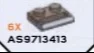 Plate Modified 1 x 2 with enclosed handle, lengthwise in Sand, Dark (Camo)