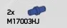 Connector: pin, small in Cyan (Translucent)