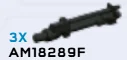 Weapon, Vehicle: 25mm gun on small connector pin in Black