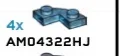 Plate Round 2 x 2 Corner