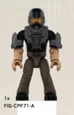 Figure, Halo: NMPD Pilot - Grey / Brown / Black (NMPD Pelican)