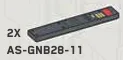 Tile 1 x 6 w/ Printed Console Detail in Gray, Dark (Metallic)