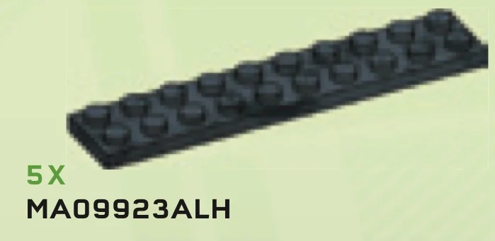 Plate 2 x 10 in Gray, Dark (Camo)