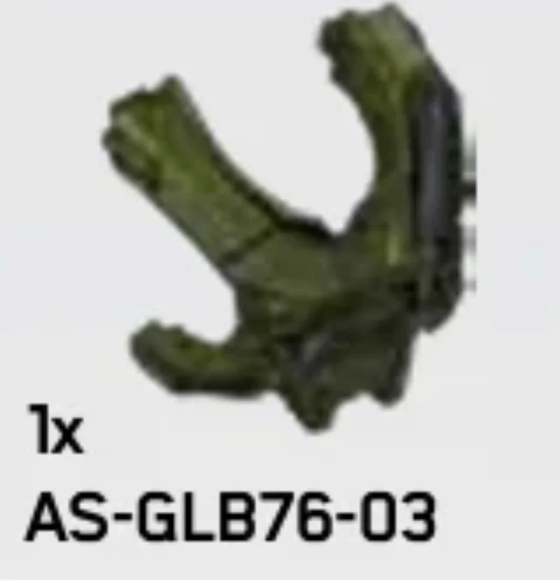 Chest Armor, Male, Spartan Default - Metallic Green w/ Printed Knife (Reach Armor)
