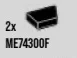 Tile Wedge 1 x 2 without corner, right in Black