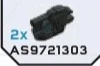 Weapon, Vehicle: plasma cannon on clip, trans blue detail in Multicolored