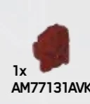 Shoulder Armor: ODST Sniper in Red, Dark (Speckle)