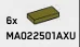 Tile 1 x 2 in Green, Olive Drab (Infinite Green) (Metallic)