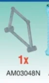 Vehicle: Glider Frame in Silver, Dull