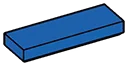 Tile 1 x 3 in Blue