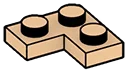 Plate 2 x 2 corner