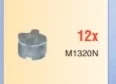 Brick Round 2 x 2 in Silver, Dull