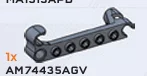 Connector Warthog to Pelican Lift in Gray, Light (Metallic)