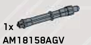Weapon, Vehicle: M41 light anti-aircraft gun in Gray, Light (Metallic)