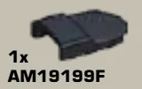 Tile 2 x 3 Half-Round w/ Transverse Arch on One End