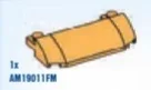 Slope panel 6 x 3 with lateral curve in Orange, Florida