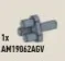 Connector: pin with 3 attachment points in Gray, Light (Metallic)