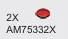 Tile 1 x 1 round dome, low in Red (Translucent)