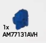 Shoulder Armor: ODST Sniper in Blue with Speckles, Dark