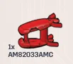 Weapon, Plasma Rifle - Small Mold in Red, Flame
