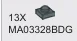 Plate 1 x 1 - Type 04 in Gray, Dark (Flake)