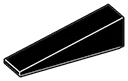 Slope brick 25 1 x 4 in Black