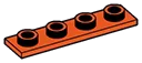 Tile 1 x 4 inverse in Orange, Marigold