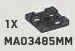 Turntable 2 x 2, Base in Gray, Dark (Metallic)