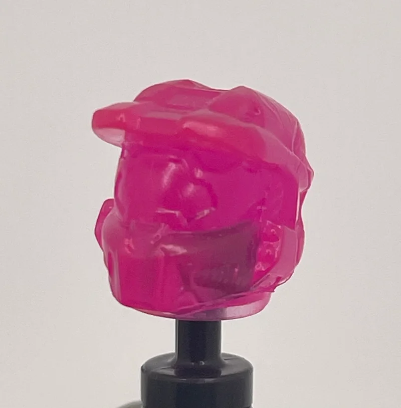 Mark VI Helmet (Infinite Mold) in Pink, Deep (Translucent)