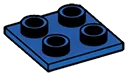 Tile 2 x 2 inverse in Blue