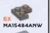 Plate 2 x 2 corner in Sand, Dark (Camo)