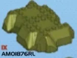Terrain: Base Plate 8 x 2 x 12 in Green, Rich