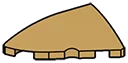 Slope brick 2 x 3 curved slope corner round, left