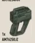 Weapon, Modular Firearm grip, type 02 SMG receiver assembly in Green, Army