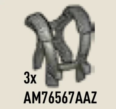 WWII Web Gear w/ pegs on front in Black with Speckles, Metallic