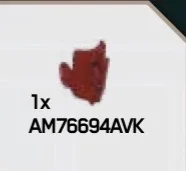 Shoulder Armor: ODST Demolitions in Red, Dark (Speckle)
