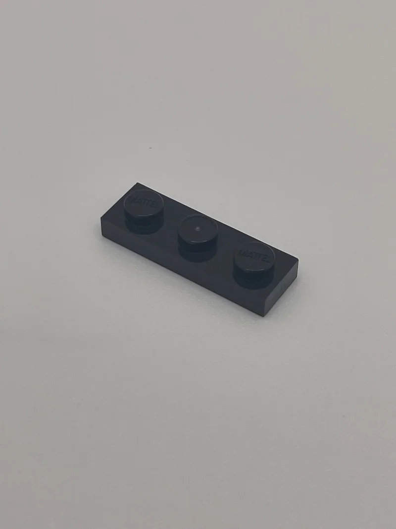 Plate 1 x 3 in Black