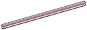 Connector: axle 12 studs long in Pink, Pale