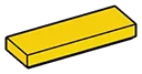 Tile 1 x 3 in Yellow, Lemon