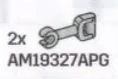 Connector: clip with shielded hand grip in Gray, Steel