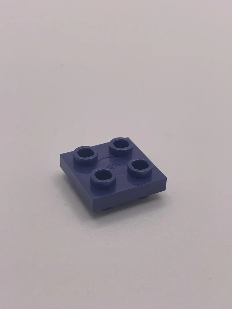 Plate 2 x 2 connector: male:male in Purple, Rich